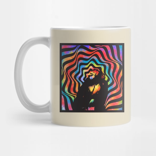 Rainbow Psychedelic Ape by Zen Cosmos Official